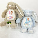 Easter,New baby,Dad - Sons,Gift For Son,Mom - Sons,Gift For Daughter,Dad - Daughters (Young),Mom - Daughters (Young),Gift For Kids,Gift For Grandkids,Happy - Custom Photo My First Easter - Personalized Soft Toy Bunny