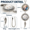 Memorial,Sad,Custom Photo - Custom Photo My Mind Still Talk To You - Personalized Photo Pendant Charm