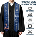 Graduation, Gift For Women, Gift For Men, Nurse, Happy - Custom Photo Nursing Graduation - Personalized Stoles