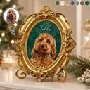 Art Design,Christmas,Pet Memorial,Sympathetic,Pet Lovers,Memorial,Photo - Oil Painting - Custom Photo Oil Painting Pet Dog Cat Portrait - Personalized Ornate Frame
