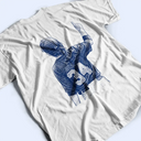 Gift For Mother,Happy,Baseball - Custom Photo Ink Drawing Baseball Mom - Personalized T Shirt