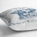 Pet Lovers,Pet Mom,Pet Dad,Dog Lovers,Dog Mom,Dog Dad,Cat Lovers,Cat Mom,Cat Dad,Love,Custom Photo - Custom Photo Pencil Sketch Dog Cat Portrait - Personalized Pillow