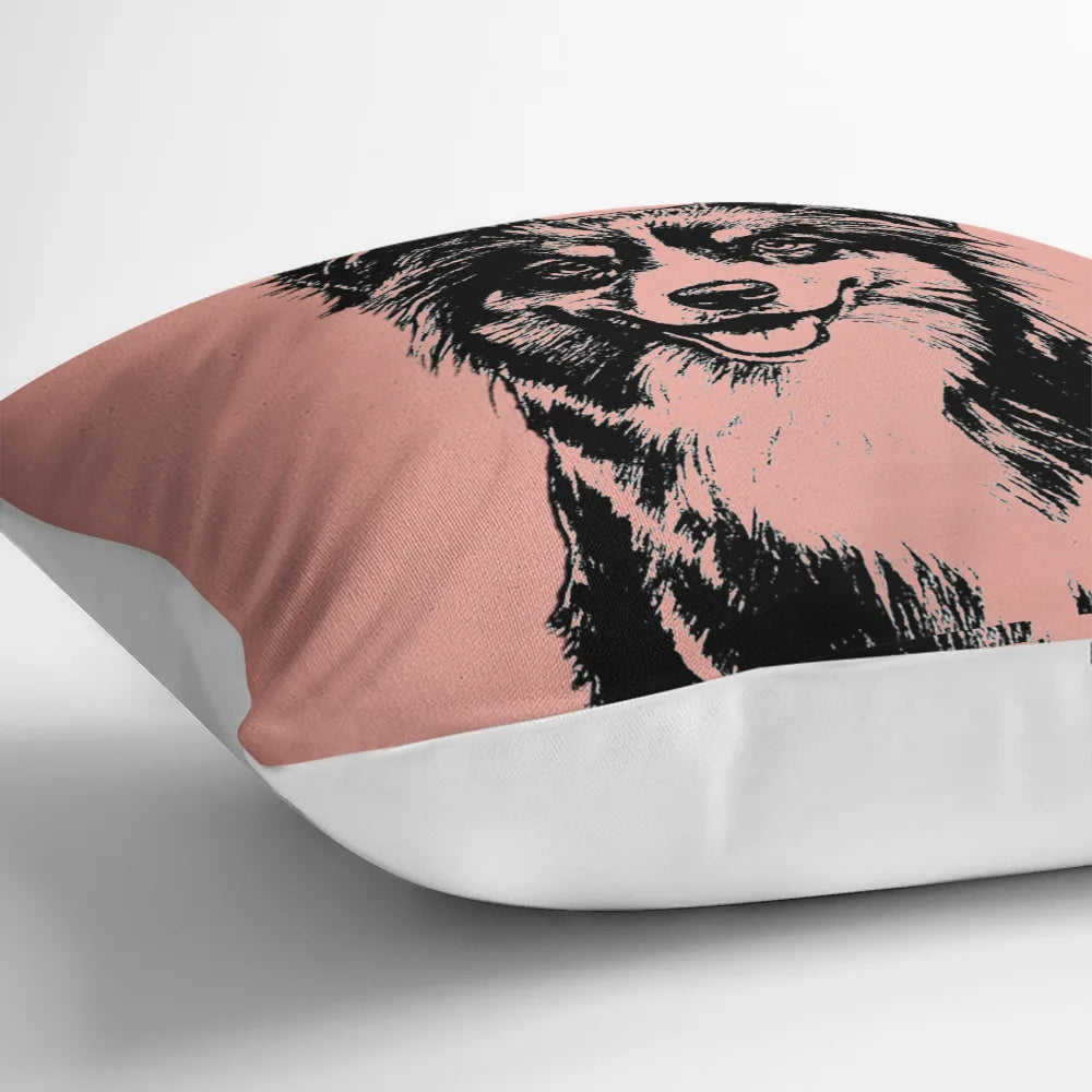 Family,Gift For Bestie,Dog Lovers,Cat Lovers,Happy,Custom Photo,Gift For Mother,Gift For Father - Custom Photo Pencil Sketch Family Dog Cat Portrait - Personalized Pillow