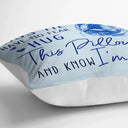 Sad,Gift For Husband,Gift For Wife,Gift For Yourself,Parents,Gift For Father,Gift For Mother,Gift For Grandparents,Family,Memorial - Custom Photo Pencil Sketch Memorial When You Miss Me Have No Fear - Personalized Pillow