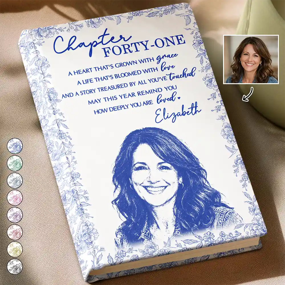 Gift For Mother,Love,Gift For Women,Gift For Wife,Gift For Girlfriend,Gift For Yourself,Gift For Aunt,Gift For Grandma,Gift For Daughter,Gift For Sisters,Gift For Bestie,Gift For Sibling - Custom Photo Pencil Sketch New Chapter Remind You How Deeply You Are Loved - Personalized Hardcover Journal