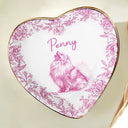 Pet Lovers,Pet Mom,Pet Dad,Dog Lovers,Dog Mom,Dog Dad,Cat Lovers,Cat Mom,Cat Dad,Custom Photo,Happy - Custom Photo Pencil Sketch Pet Photo - Personalized Ring Dish