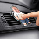 Humorous,Gift For Men,Custom Photo,Gift For Yourself,Cut-Face Photo - Custom Photo Poke Dad Bod Belly - Personalized Squishy Acrylic Car Vent Clip