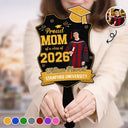 Gift For Yourself,Gift For Aunt,Gift For Uncle,Gift For Mother,Gift For Grandpa,Gift For Father,Gift For Grandma,Gift For Grandparents,Gift For Daughter,Gift For Son,Gift For Sibling,Gift For Sisters,Gift For Bestie,Gift For Brothers,Graduation,Happy - Custom Photo Proud Dad Mom Sister Bestie Graduation - Personalized Graduation Handheld Fan