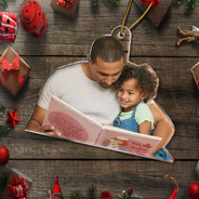 Gift For Yourself,Gift For Women,Gift For Men,Happy,Christmas,Custom Photo,Reading,Photo Hobby Ornament - Custom Photo Reading Lovers - Personalized Acrylic Photo Ornament
