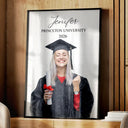 Happy,Family,Gift For Yourself,Gift For Daughter,Gift For Son,Gift For Sisters,Gift For Brothers,Gift For Bestie,Gift For Sibling,Graduation - Custom Photo Realistic Watercolor Art Congrats Graduate - Personalized Poster