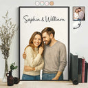 Gift For Couples,Gift For Wife,Gift For Husband,Gift For Boyfriend,Gift For Girlfriend,Love - Custom Photo Realistic Watercolor Art Couple Family - Personalized Poster