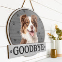 Art Design,Pet Lovers,Photo - Watercolor - Remove BG,Happy - Custom Photo Realistic Watercolor Art Hello Welcome Lovely Pet Portrait - Personalized Custom Shaped Wood Sign