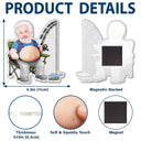 Gift For Father,Custom Photo,Fishing,Humorous,Cut-Face Photo - Custom Photo Reel Cool Dad Bod - Personalized Squishy Acrylic Fridge Magnet