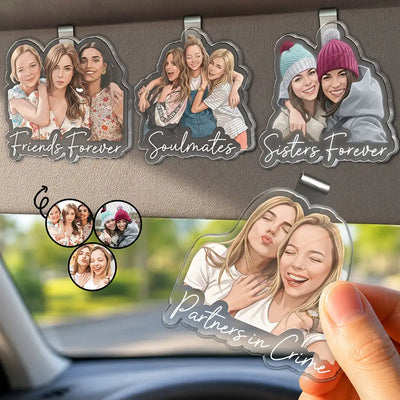 Acrylic Car Visor Clip