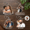 Custom Photo, Art Design, Family, Adorable, Photo - Semi Realistic Portrait - Custom Photo Semi Realistic Portrait Family Couple Pet Lovers Portrait - Personalized Acrylic Keychain