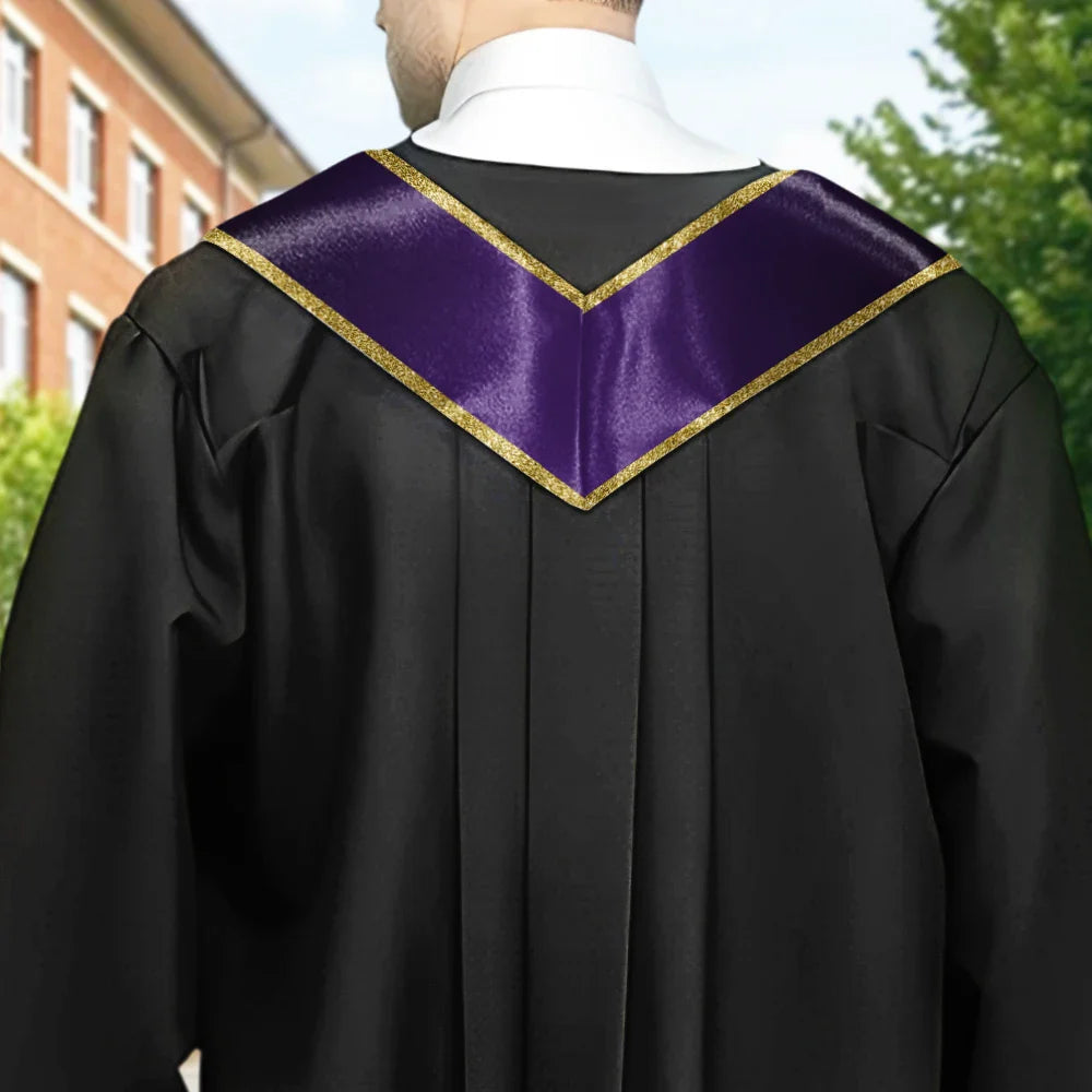 Gift For Yourself, Graduation, Happy - Custom Photo Senior Graduation - Personalized Stoles