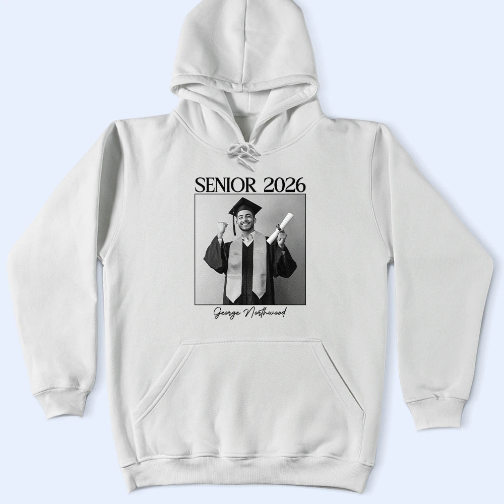 Graduation, Gift For Yourself, Gift For Women, Gift For Men, Gift For Bestie - Custom Photo Senior Graduation Gift - Personalized T Shirt
