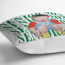 Graduation,Happy,Photo,Proud - Custom Photo Senior Vintage Portrait - Personalized Pillow