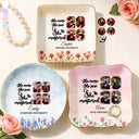 Graduation,Gift For Girlfriend,Gift For Bestie,Gift For Daughter,Happy - Custom Photo She Came She Saw She Mastered - Personalized Ring Dish