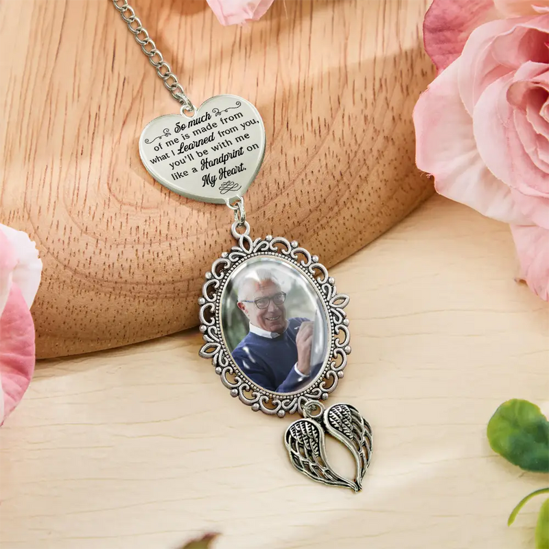 Graduation,Gift For Yourself,Memorial - Custom Photo So Much Of Me Is Made - Personalized Graduation Tassel Charm