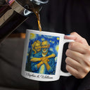 Gift For Couples,Gift For Wife,Gift For Husband,Gift For Boyfriend,Gift For Girlfriend,Funny,Old Couples - Custom Photo Starry Night Couple I Wish I Could Turn Back The Clock - Personalized Mug