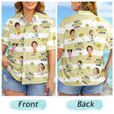 Custom Photo, Summer, Gift For Mother, Gift For Children, Adorable, Cut-Face Photo - Custom Photo Strip Pattern Adorable Best Mom Best Dad Ever - Personalized Hawaiian Shirt