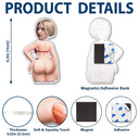 Custom Photo,Summer,Gift For Men,Gift For Yourself,Humorous,Cut-Face Photo - Custom Photo Summer Calling Booty - Personalized Squishy Acrylic Fridge Magnet