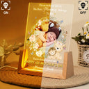 New Mom, New baby, Happy, Custom Photo - Custom Photo The Best Mommy Belongs To Me - Personalized Night Light