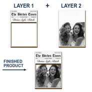 Custom Photo,Gift For Bestie,Photo,Humorous - Custom Photo The Besties Times - Personalized Custom Shaped Car Visor Clip
