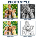 Gift For Father, Custom Photo, Top Market, Non-Eng, Photo, Grateful - Custom Photo The Father's Day Times - Personalized Custom Shaped Car Visor Clip - Pack