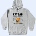 Custom Photo,Cat Dad,Pet Lovers,Gift For Father,Playful,Remove BG Photo - Custom Photo The Man The Myth The Snack Dealer - Gift For Cat Dad - Personalized T Shirt