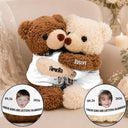 Humorous, Custom Photo, Married Couple, Gift For Couples, Wedding, Cut-Face Photo - Custom Photo These Kids Are Getting Married - Personalized Hugging Bear