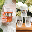 Custom Photo, Romantic, Gift For Couples, Wedding, Dynamic Photo - Custom Photo These Kids Got Married Vintage - Personalized Frosted Cups