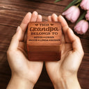 Gift For Yourself,Gift For Women,Gift For Men,Gift For Grandpa,Gift For Father,Parents,Gift For Grandparents,Love - Custom Photo This Grandma Belongs To The Kids - Personalized Wooden Accordion Photo Box