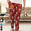 Custom Photo, Happy, Gift For Grandpa, Gift For Grandparents, Gift For Grandma, Gift For Mother, Gift For Father - Custom Photo This Grandpa Grandma Belongs To Kids Pet - Personalized Pajama Pants