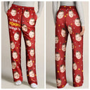 Custom Photo,Happy,Gift For Grandpa,Gift For Grandparents,Gift For Grandma,Gift For Mother,Gift For Father - Custom Photo This Grandpa Grandma Belongs To Kids Pet Face - Personalized Pajama Pants
