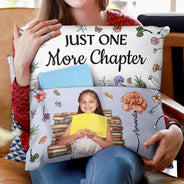 Custom Photo,Reading,Gift For Yourself,Happy - Custom Photo This Is My Reading Pillow - Personalized Pocket Pillow