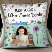 Custom Photo,Reading,Gift For Yourself,Happy - Custom Photo This Is My Reading Pillow - Personalized Pocket Pillow