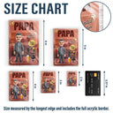 Gift For Husband,Gift For Yourself,Gift For Men,Gift For Father,Gift For Grandpa,Non-Eng,Photo - Toybox Figure,Playful - Custom Photo Toybox Figure Dad Grandpa Limited Edition - Personalized Acrylic Magnet