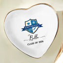 Graduation,Happy - Custom Photo University Logo Graduation - Personalized Ring Dish