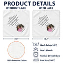 Sentimental,Custom Photo,Gift For Mother,Wedding,Upload Full Photo - Custom Photo Vintage Childhood For Happy Tears - Personalized Handkerchief