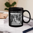 Gift For Mother,Gift For Grandma,Gift For Father,Gift For Grandpa,Love,Custom Photo - Custom Photo Vintage Image And Year - Personalized Mug