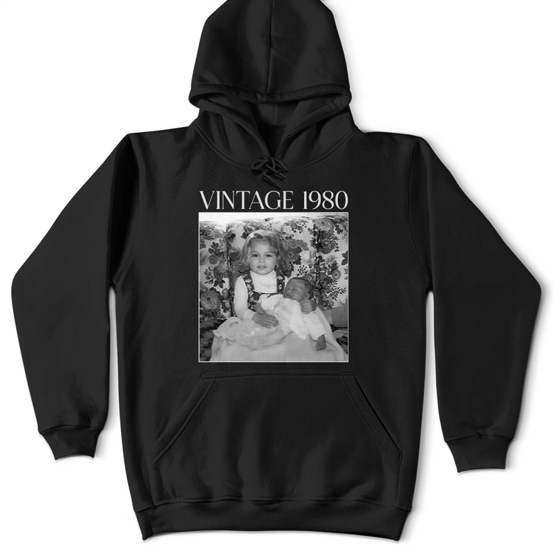 Custom Photo Vintage Image And Year - Personalized T Shirt
