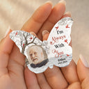 Sentimental,Custom Photo,Family,Wedding,Upload Full Photo - Custom Photo Walking With You Today And Always - Personalized Brooch