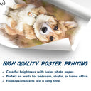 Family,Pet Lovers,Gift For Bestie,Gift For Couples,Gift For Mother,Gift For Father,Love - Custom Photo Watercolor Painting Family Besties Dog Cat Portrait - Personalized Poster