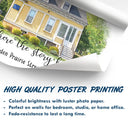 Custom Photo, Art Design, Family, Proud, Photo - Watercolor - With BG - Custom Photo Watercolor Painting Home Sweet Home - Personalized Poster