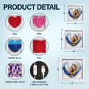 Gift For Mother,Gift For Grandma,Love,Family - Custom Photo We Love You Everyday - Personalized LED Light Flower Shadow Box