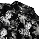 Custom Photo, Art Design, Summer, Pet Lovers, Playful, Photo - Pencil Sketch - Dark BG - Custom Photo White Pencil Sketch Art Toile De Jouy Pattern Family Pet - Personalized Hawaiian Shirt