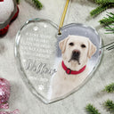 Christmas, Pet Lovers, Memorial, Custom Photo, Sad - Custom Photo You Would Have Lived Forever Pet Loss - Personalized Heart Shaped Glass Ornament
