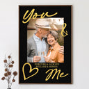 Gift For Couples,Gift For Husband,Old Couples,Gift For Wife,Gift For Boyfriend,Gift For Girlfriend,Love,Custom Photo - Custom Photo You & Me Forever & Always - Personalized Poster
